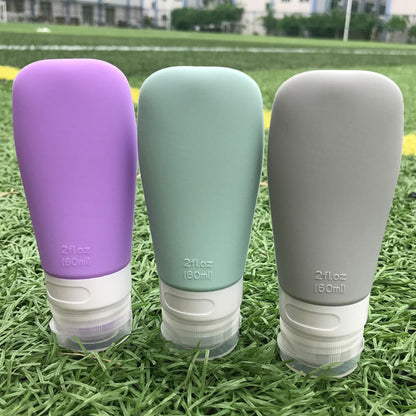 2 OZ Travel Bottles Set For Toiletries, Tsa Approved Travel Size Containers Leak Proof (3 Pcs Set)