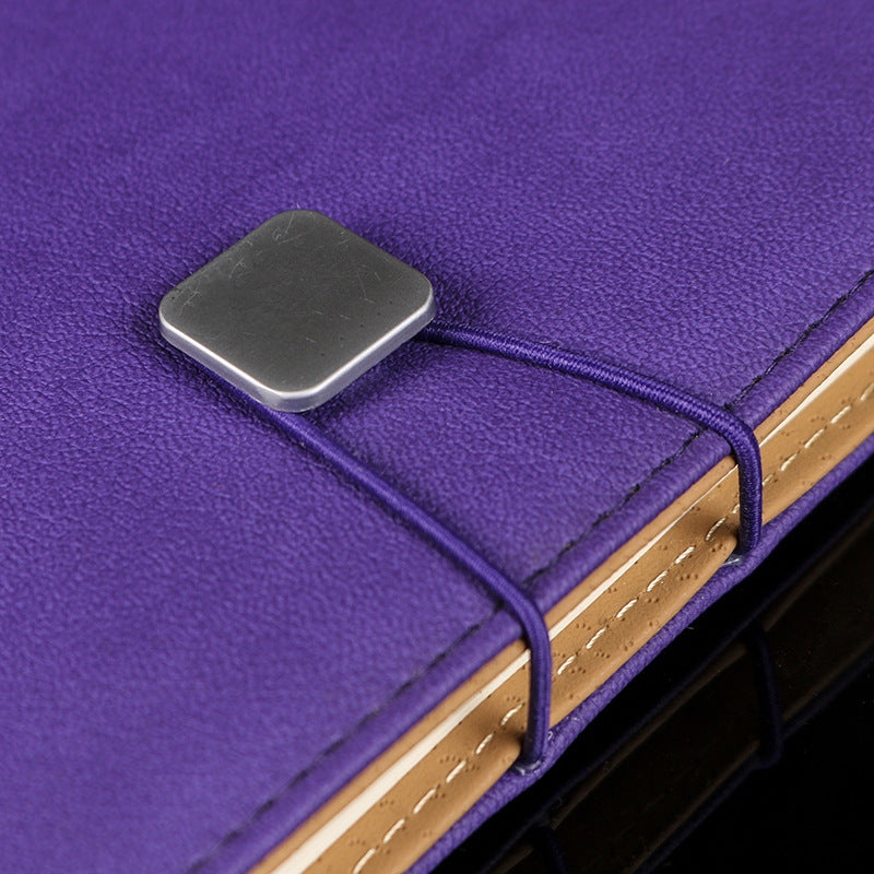 Lychee Grain PU Leather A5 Notepad