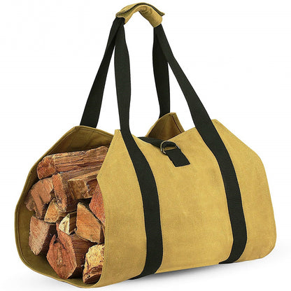 Firewood Log Carrier Tote Bag For Outdoor Camping