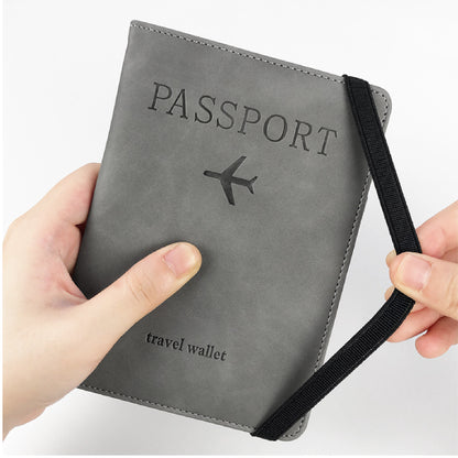 Waterproof RFID Blocking Travel Wallet Passport Holder with Card Slots