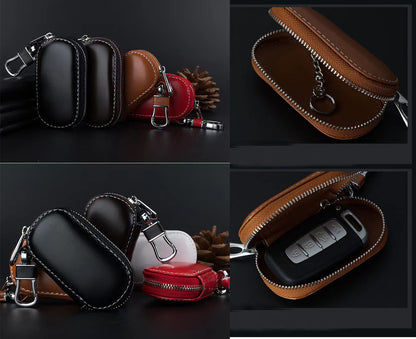 PU Car Key Sleeve W/A Key Chain