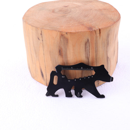 Bear Shape Survival Tool Card