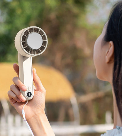 Small Handheld Fan Rechargeable Portable Fan Desk Fan For Travel