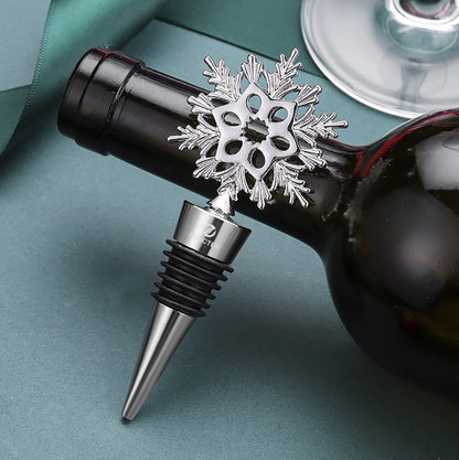 Christmas Snow Decoration Wine Stopper