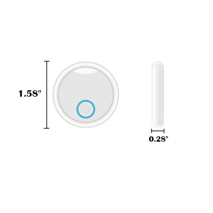 Round-Shaped Wireless Smart Wireless Tracker Anti-Lost Device Keychain Key Finder
