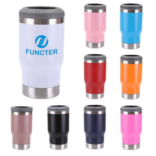 14 Oz. Stainless Steel Insulated Mug Beer Cup With Bottom Opener