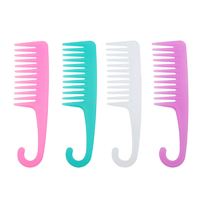 Large Wide Tooth Comb Shower Combs with Hook