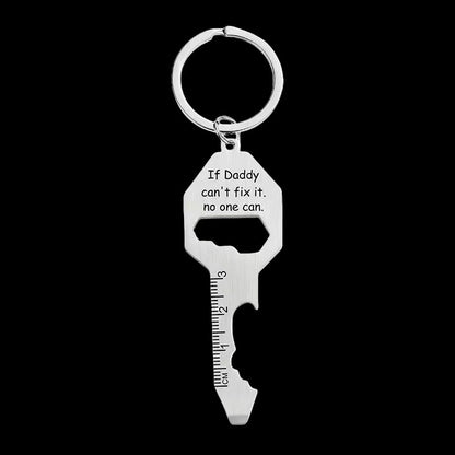 Multifunctional Key Shaped Bottle Opener Keychain #2
