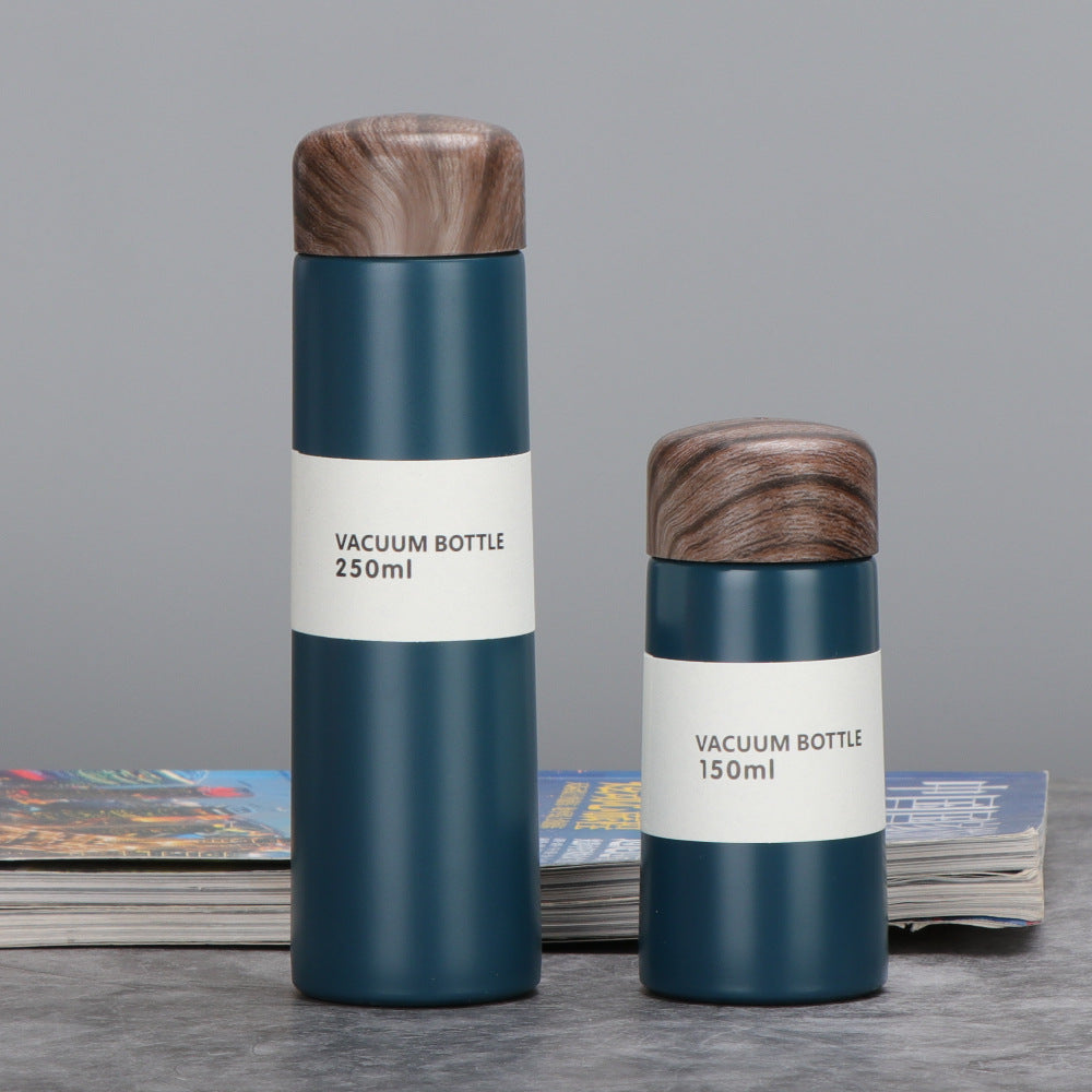 5oz/150ML 304 Stainless Steel Mini Insulated Water Bottle With Screw-on Lid Portable Vaccum Mug