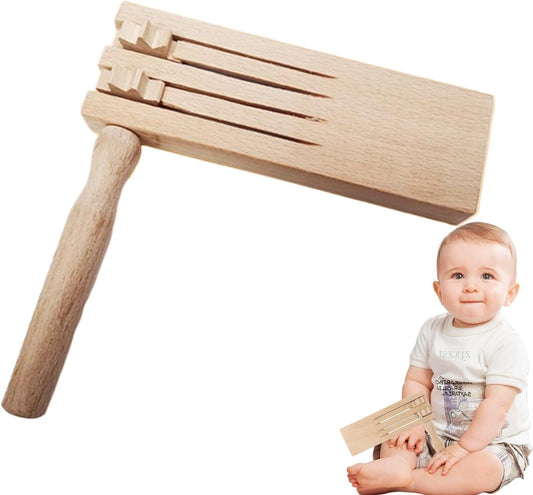 Wooden Ratchet Noisemaker