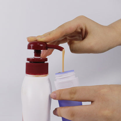 2.7 OZ Leak Proof Travel Split Bottles For Toiletries Refillable Liquid Containers