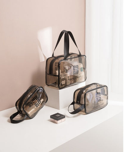 Transparent Travel Storage Pouch Toiletry Bag (Small)