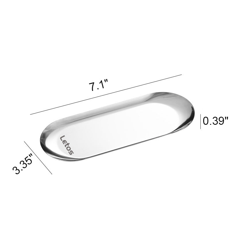 Stainless Steel Oval Plate