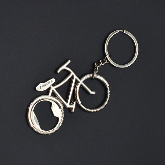 Bicycle Keychain Bike Beer Bottle Opener Keychain