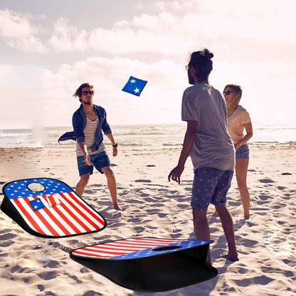 Customizable Foldable Sandbag Toss Board Set for Kids