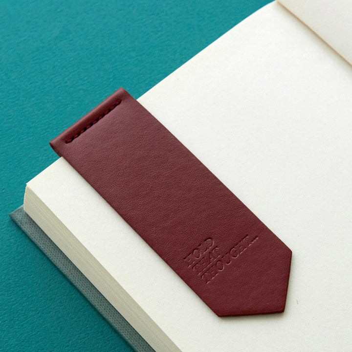 PU Leather Bookmark Classic Stitched Bookmark Page Markers Reading Gifts