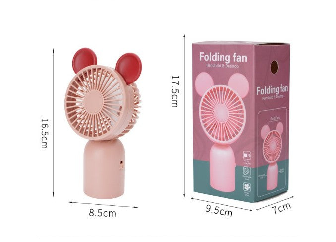 Rechargeable Mini Handheld Fan With Adjustable Wind Speed