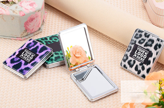 Little Rectangle Mirror w/Cheetah Print