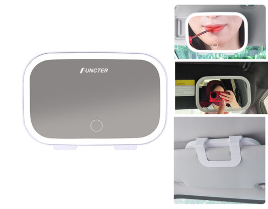 Car Sunvisor Vanity Mirror W/ 3 Light Settings