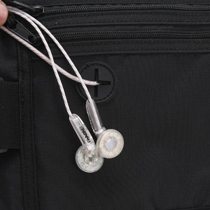 Lightweight Waterproof Waist Pouch Slim Belt Bag with 2 Pockets Waistband Bag Fanny Pack