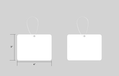 Rectangle Shaped Air Freshener (3''x4'')