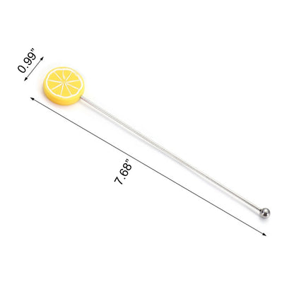 7.68 L Stainless Steel LemonTop Beverage Stirrers Coffee Stick