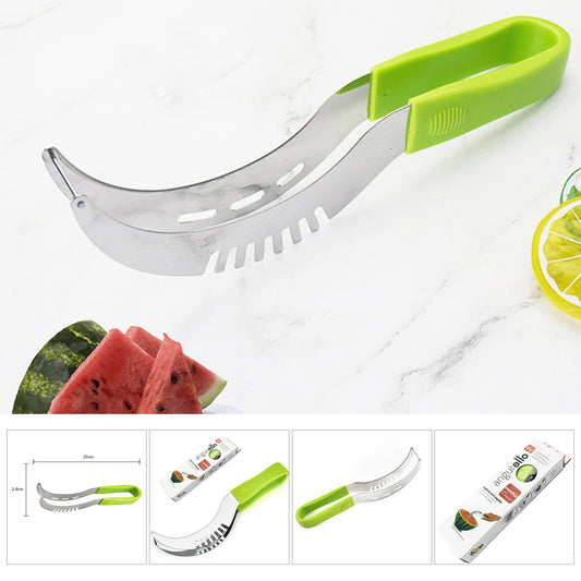 Stainless Watermelon Slicer Cutter Tool - Cutters for Fruit Cut Outs Unique Kitchen Gadgets