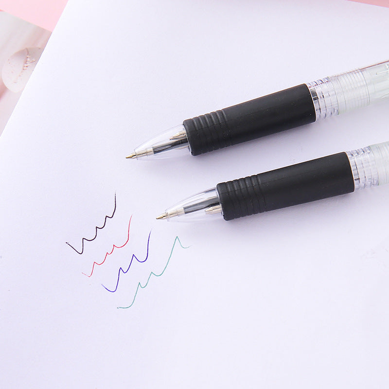 Clear Pen Barrel 4-Color Original Retractable Ballpoint Pen