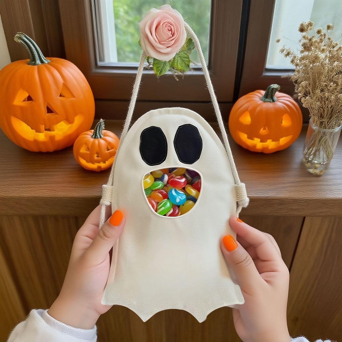 Halloween Ghost Trick-or-Treat Bag