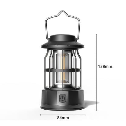 Rechargeable Camping Lantern Compact Design Portable Waterproof LED Light Outdoor Tent Bulb