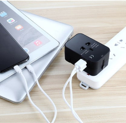FCC Universal Travel Adapter W/1 USB Ports & 2 Type C Ports