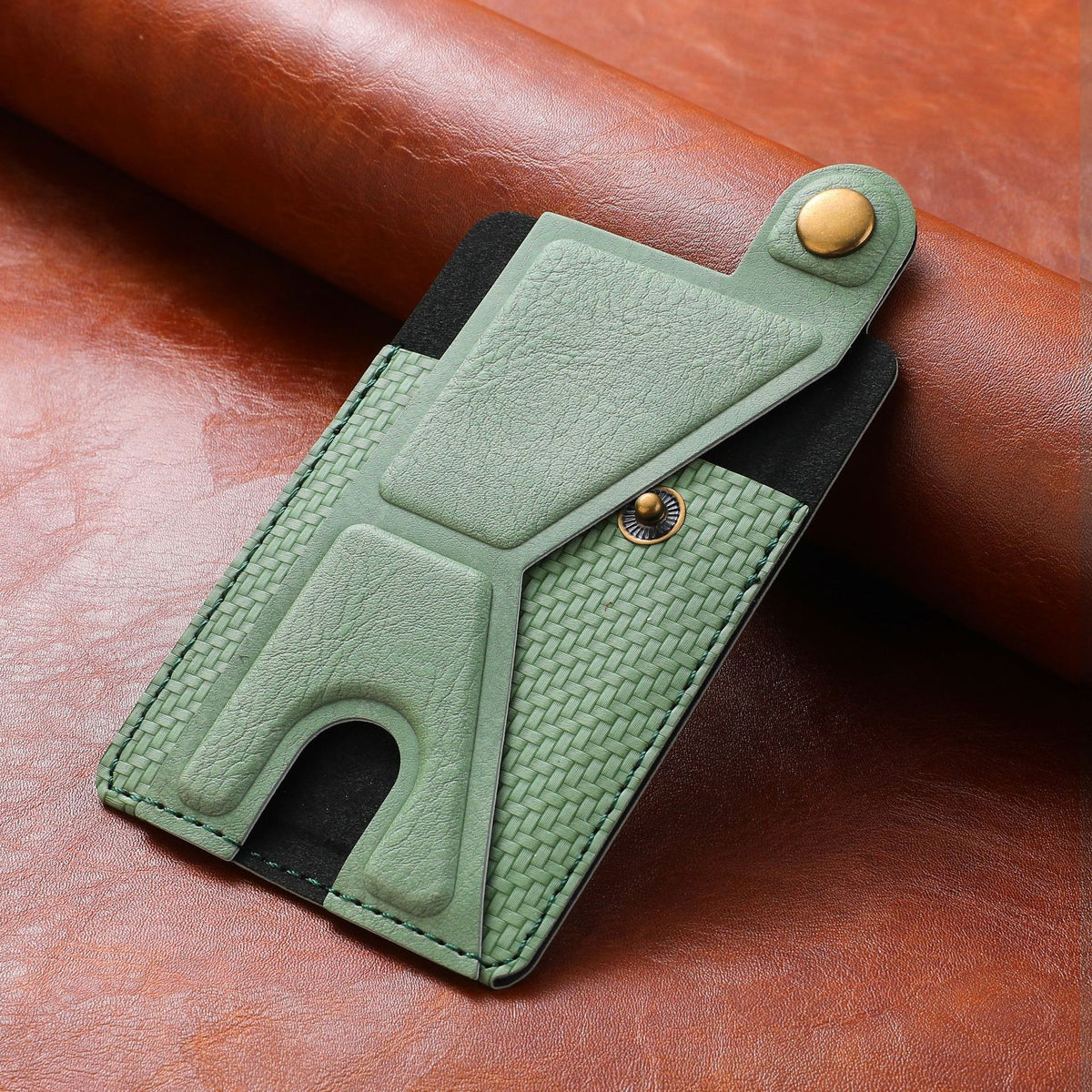 Stick-on Phone Wallet, Slim Expandable Credit Card Pocket