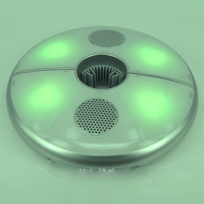 Silver w/Green Light