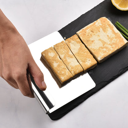 Multifunctional Stainless Steel Dough Pastry Scraper & Chopper Pizza Cutter