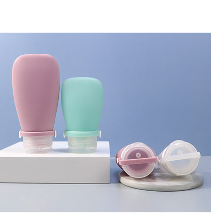 Silicone Travel Bottles for Toiletries, TSA-Approved Leak-Proof Refillable Travel Containers ( 2OZ )