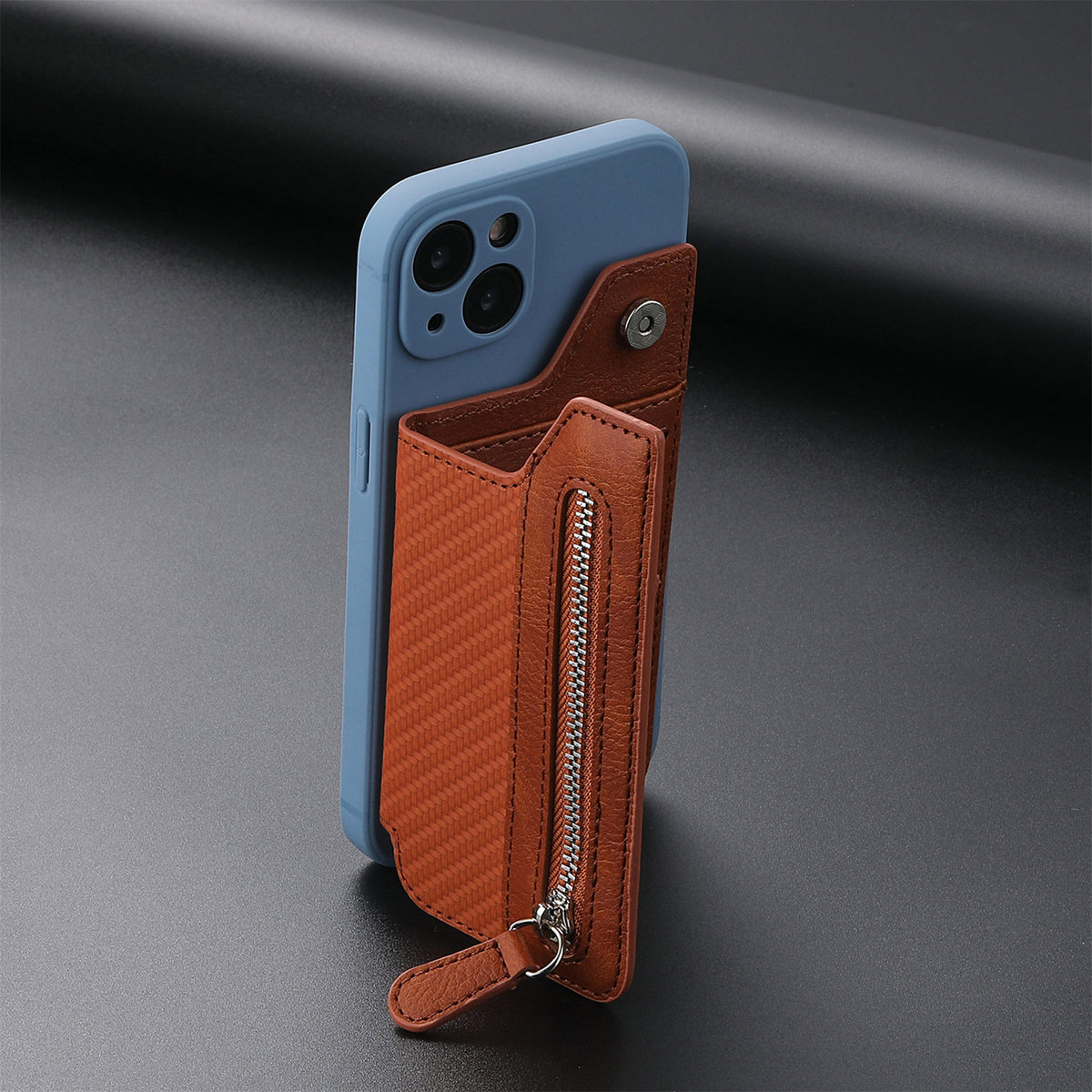 Stick-on Phone Wallet, Slim Expandable Credit Card Pocket