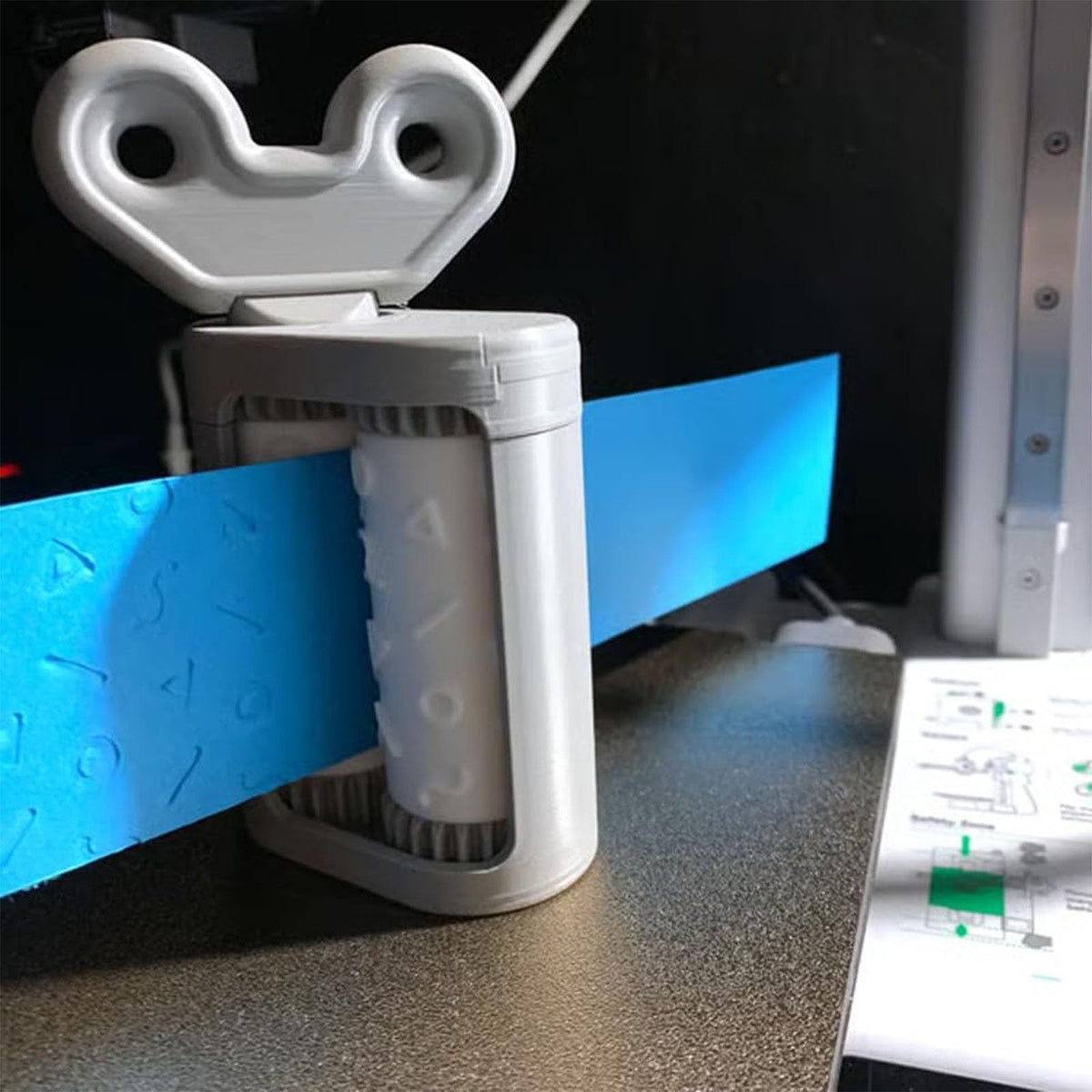Mini Dual Roller 3D Printed Business Card Embosser