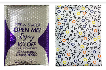 9.9 x 11.8" White Poly Bubble Mailer Self Seal Padded Envelopes for Shipping/ Packaging/Mailing