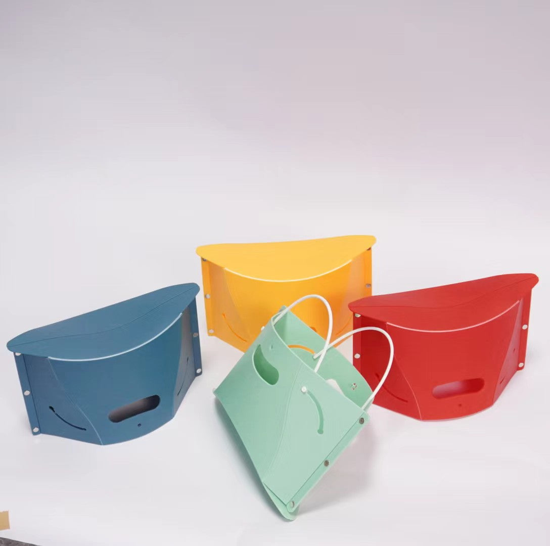 Multi Functional Outdoor Folding Plastic Stool Large Size