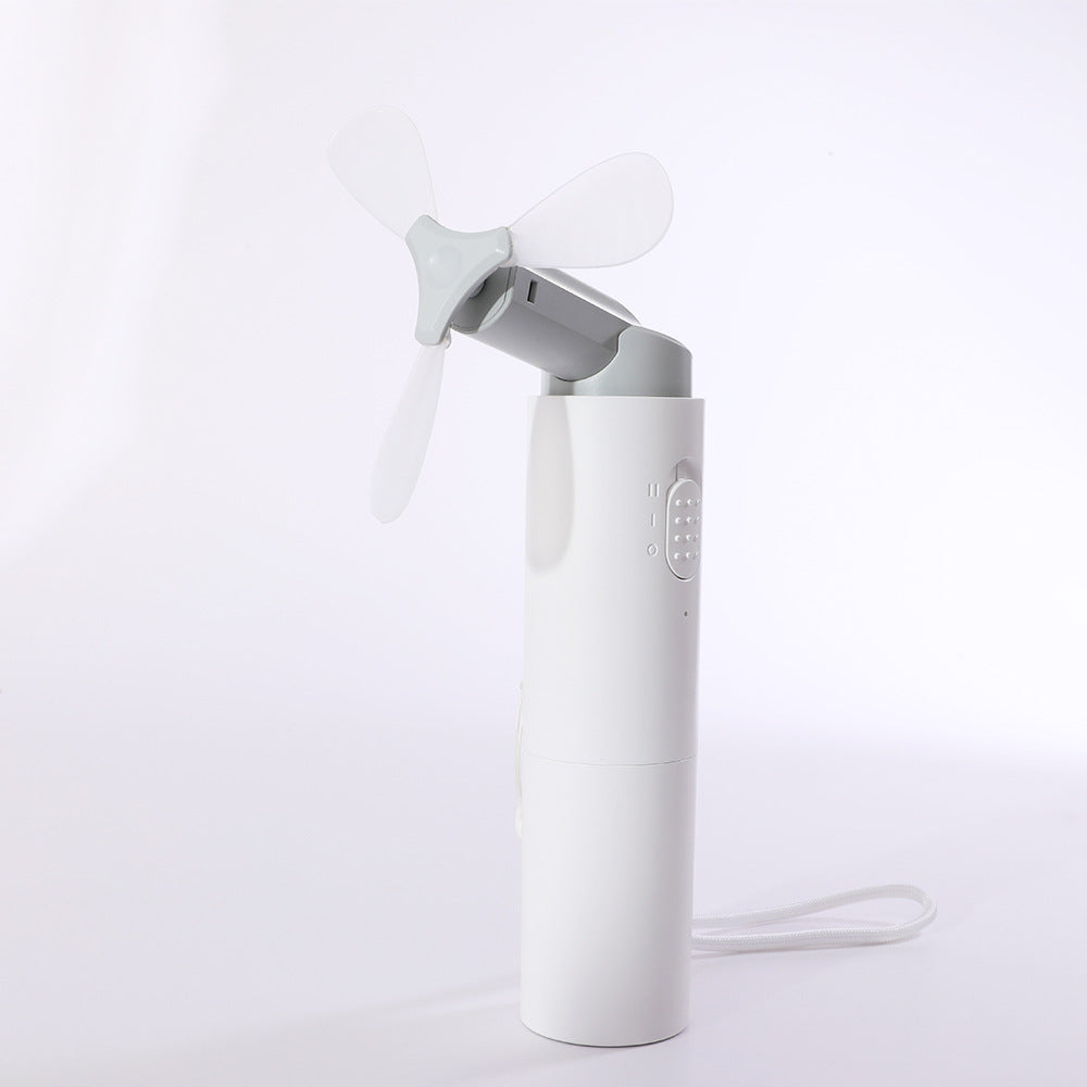 2000mAh Power Bank Folding Handheld Mini Fan Portable Rechargeable Small Foldable
