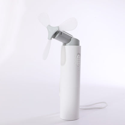 2000mAh Power Bank Folding Handheld Mini Fan Portable Rechargeable Small Foldable