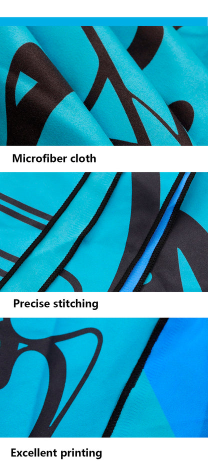 63 x 63" Custom Shape Towel Round Shape Microfiber Beach Towels - One Side Printing