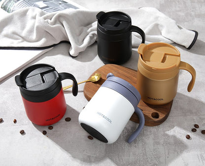 11.8oz/350ML 304 Stainless Steel Tumbler Insulated Vaccum Cup Mug With Flip Lid For Home Office
