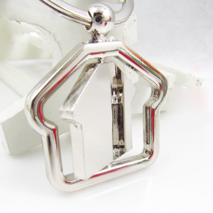 Spinning House Keychain