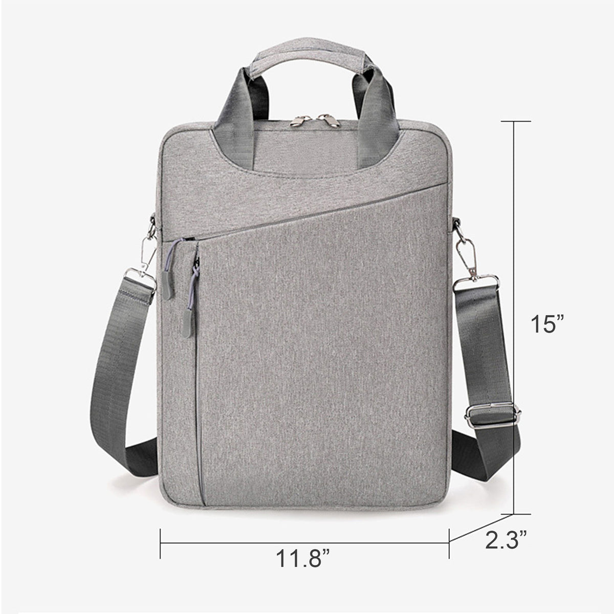 15" Laptop Bag Office Briefcase Laptop Sleeve With Carrying Handle With Shoulder Strap