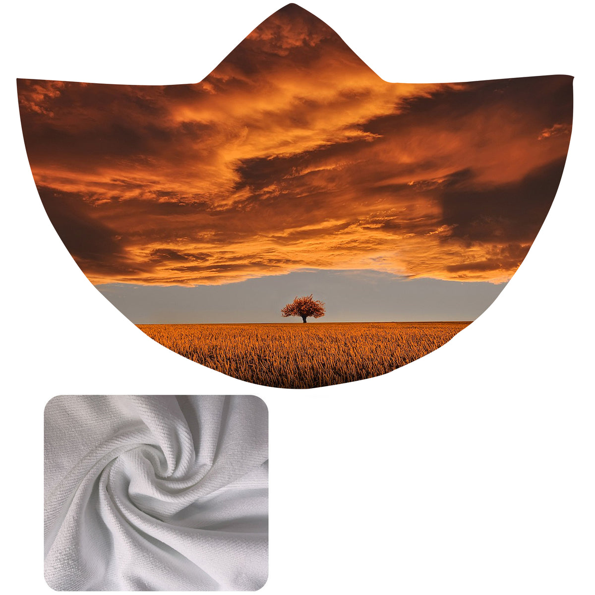 59 x 51" Custom Beach Poncho Towel Swimming Towel#6
