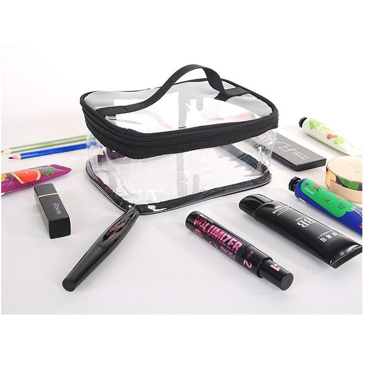 Transparent Travel Storage Pouch Toiletry Bag (Small)