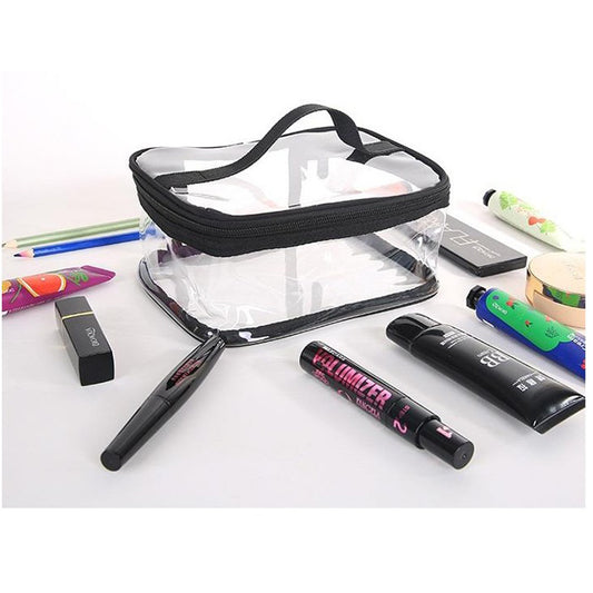 Transparent Travel Storage Pouch Toiletry Bag (Small)