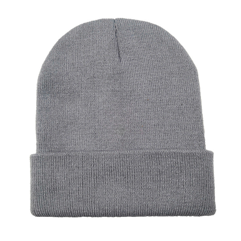 Unisex Adult Knit Cuffed Beanie Hat - Stretchy Warm Winter Cap - Tightly-Knitted Acrylic Beanie Hat