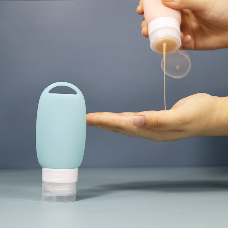 3 OZ Silicone Travel Split Bottles, Travel Size for Shampoo,Conditioner,Lotion,Toiletries